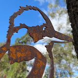 Laughing Kookaburra Steel Decor metalbird Australia