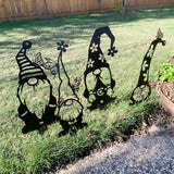 4 Gnomes Garden Art by Steel Decor