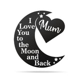 Love You To The Moon Mum Wall Art