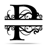 Fancy Split Letter Monogram