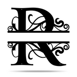 Fancy Split Letter Monogram