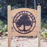 Oak Tree Monogram by Steel Decor