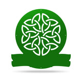 The Dara Celtic Knot Monogram Green
